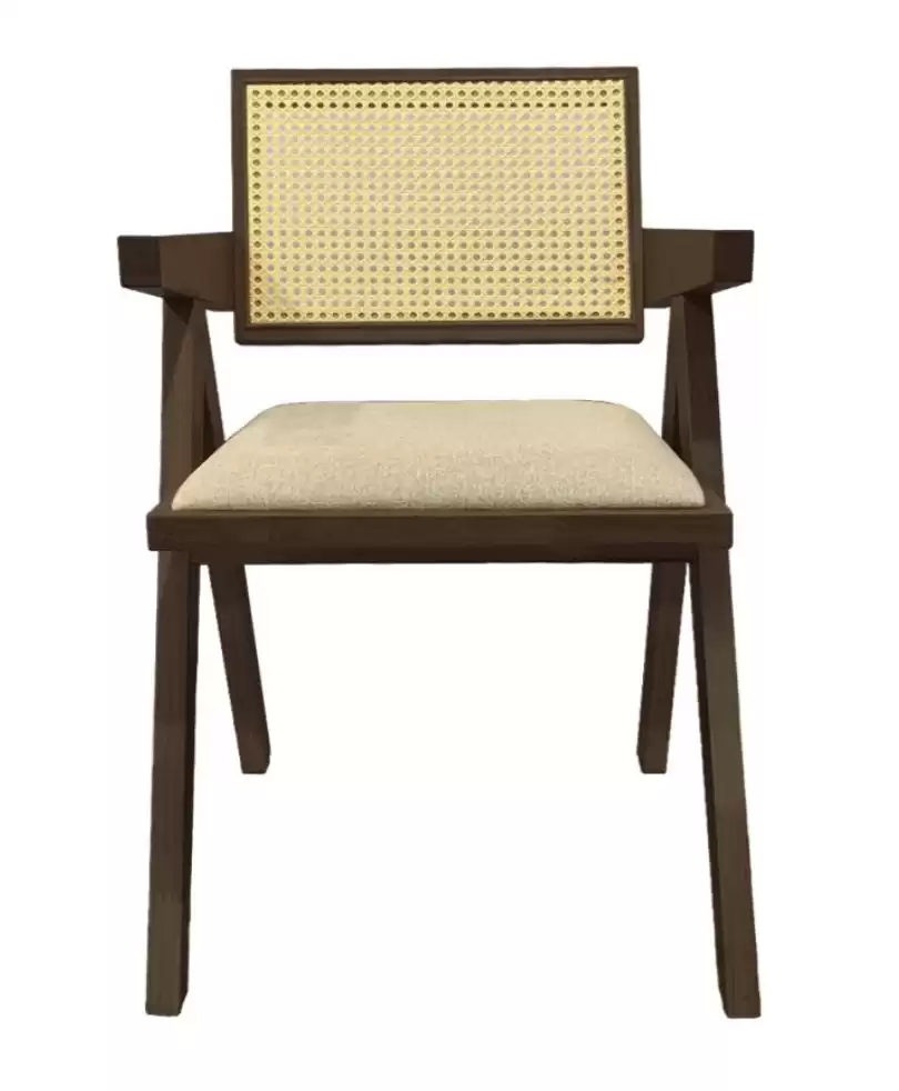 More Design Kaven Rattan Arm Dining Chair