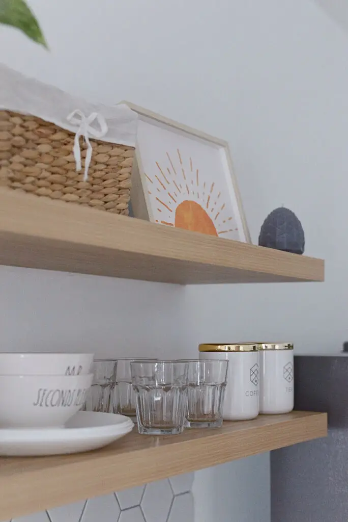 How To Style Open Shelves In The Kitchen In Six Easy Steps