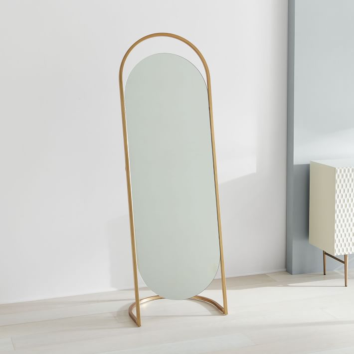 Folded Standing Arched Mirror