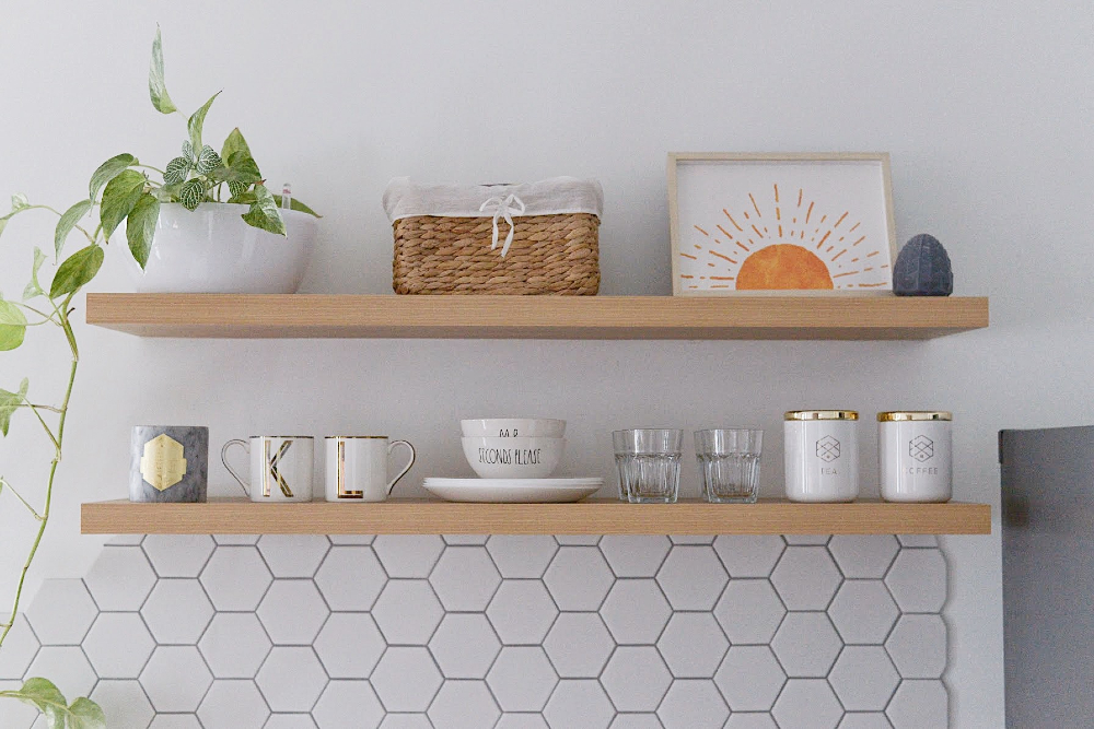 Style Open Shelves In The Kitchen