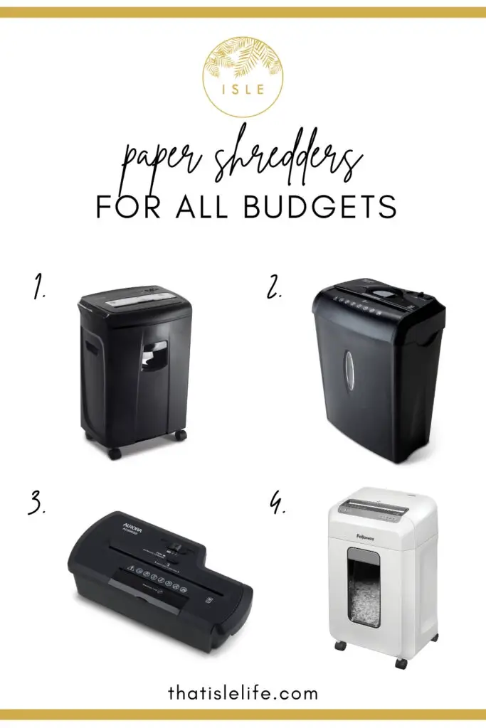 Paper Shredders for All Budgets