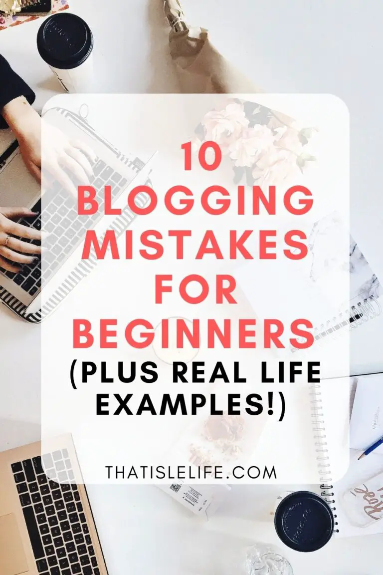 10 Blogging Mistakes For Beginners You Need To Avoid (Plus Real Life ...