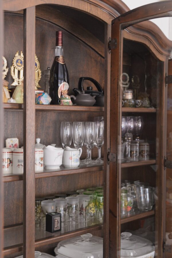 How To Style A China In Six Easy Steps Before and After