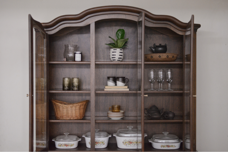 How To Style A China Cabinet - Featured Image