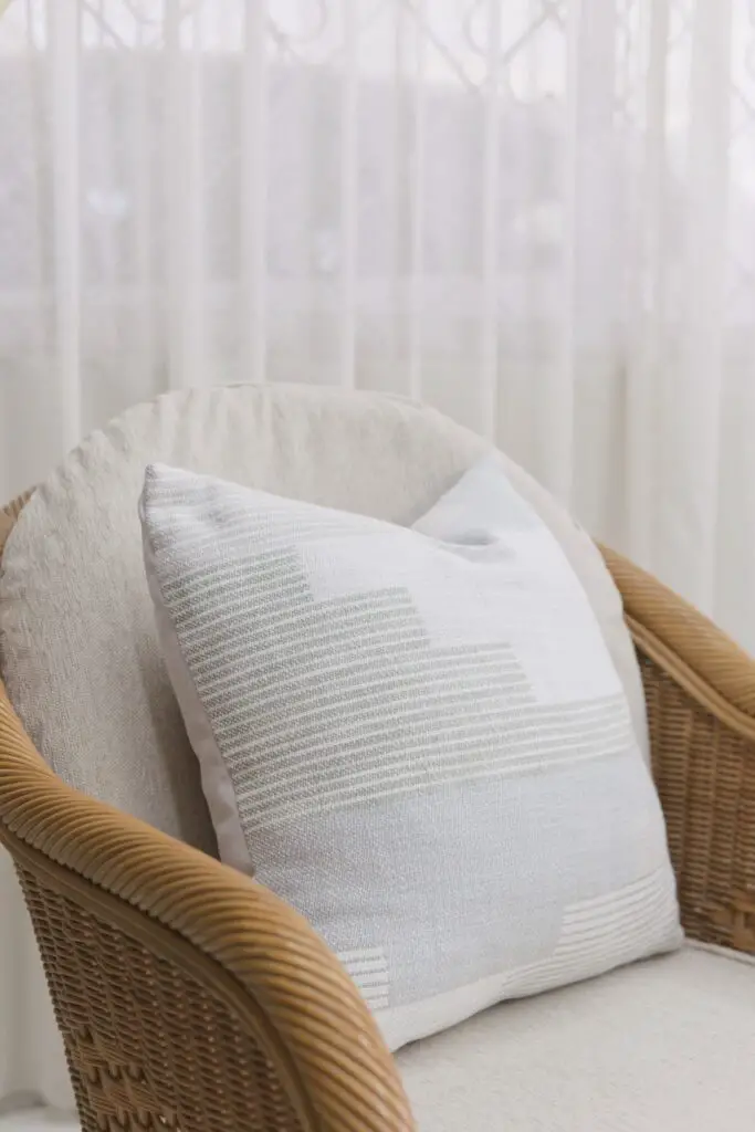 Living room refresh - print cushio