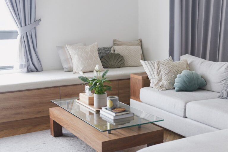 Modern boho living room