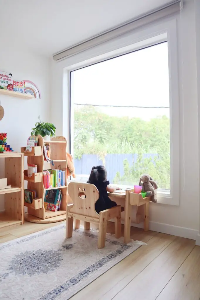Playroom with natural light
