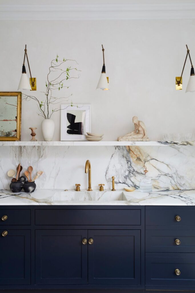 Marble kitchen countertops