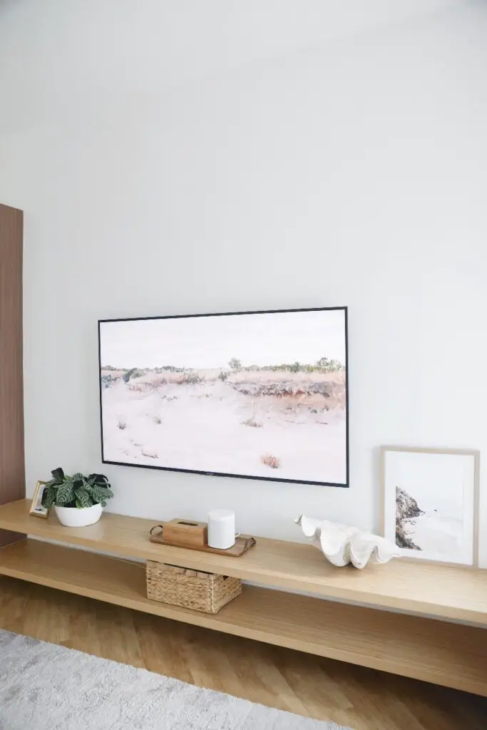TV console styling