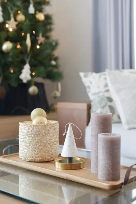 Our Minimalist Christmas Home Tour - Trying This Theme For The First Time!