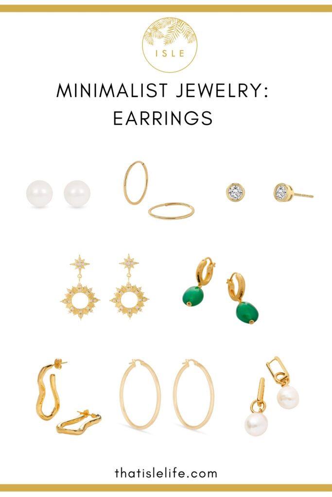 Minimalist Jewelry Collection Earrings