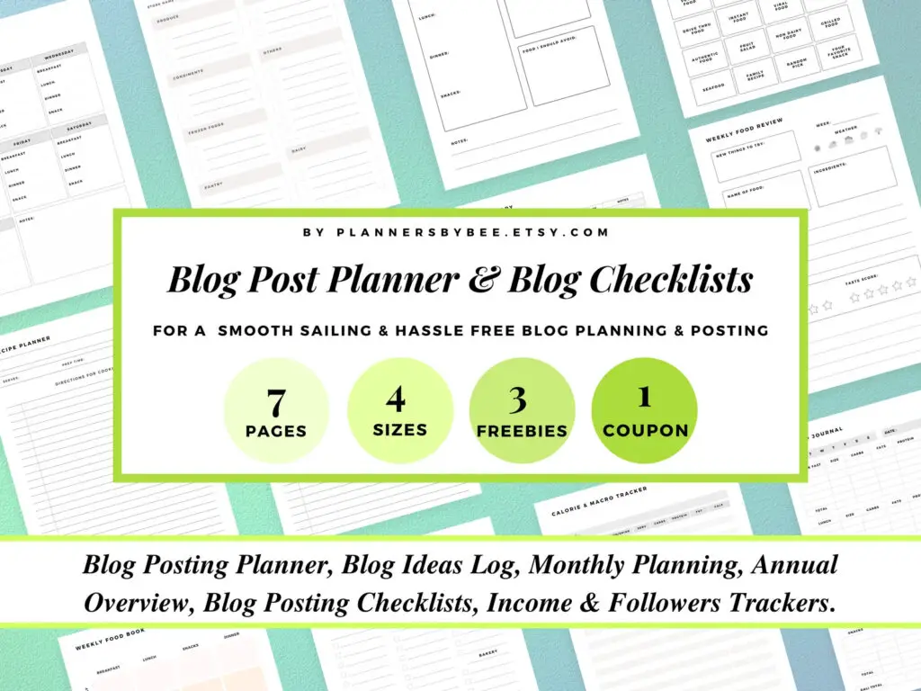 Best Value Printable Blog Planner