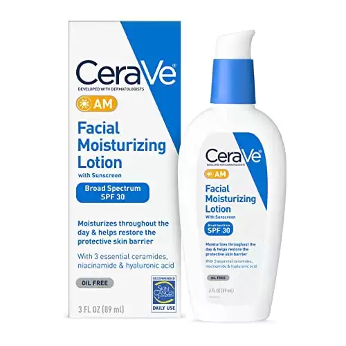 CeraVe AM Facial Moisturizing Lotion SPF 30 | 3 Ounce