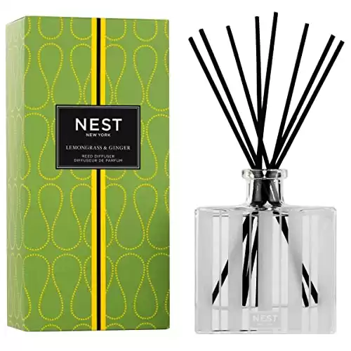 NEST Fragrances Reed Diffuser- Lemongrass & Ginger, 5.9 fl oz