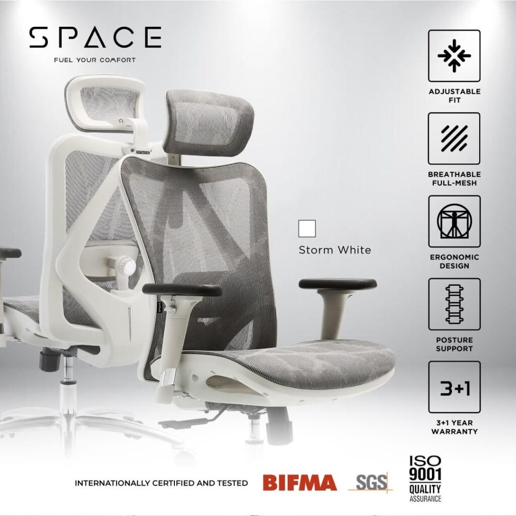 Space Ergonomic Rocket Chair Features
