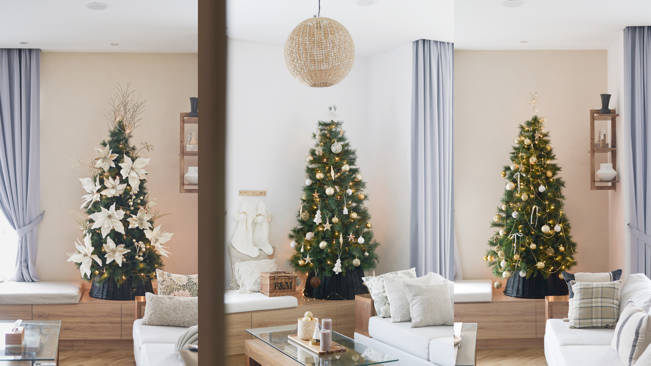 How To Decorate Neutral Christmas Trees