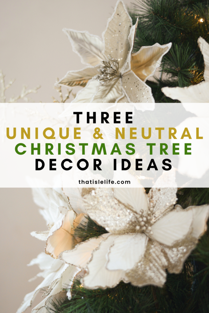 Neutral Tree Topper 3 Unique Neutral Christmas Tree Ideas