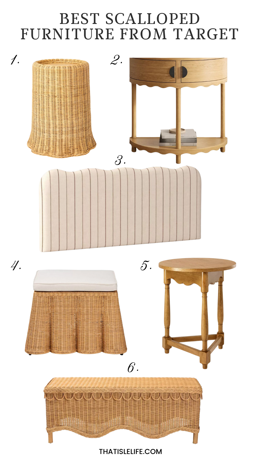 Best Scalloped Furniture From Target