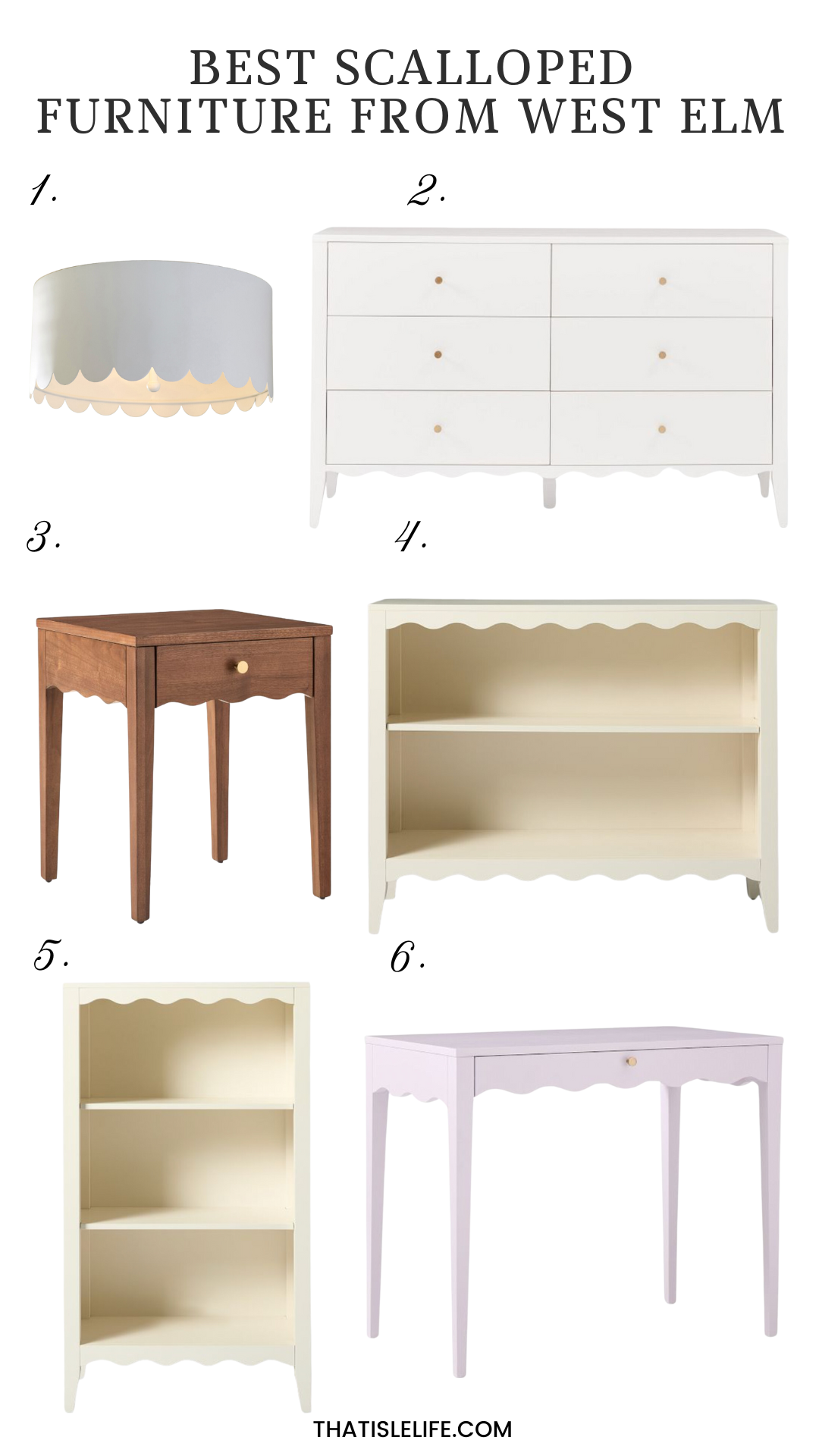 Best Scalloped Furniture From West Elm