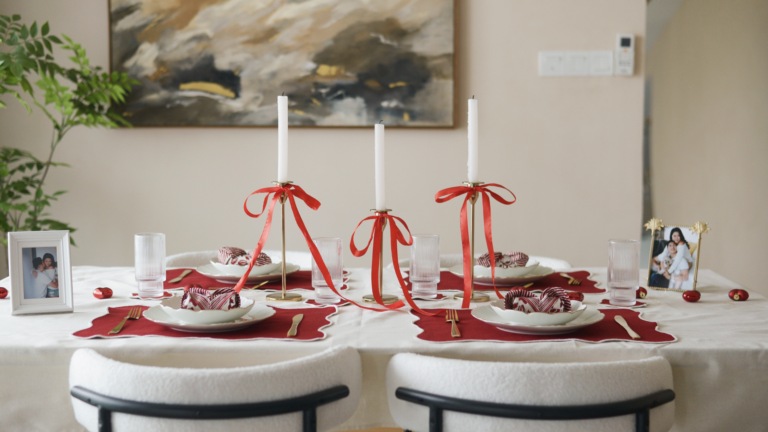 Minimal & Neutral Valentine's Day Table Settings