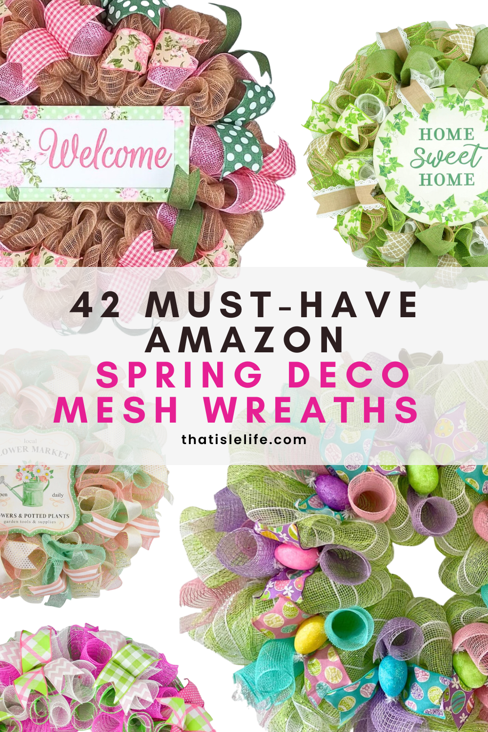 42 Must-Have Amazon Spring Deco Mesh Wreaths