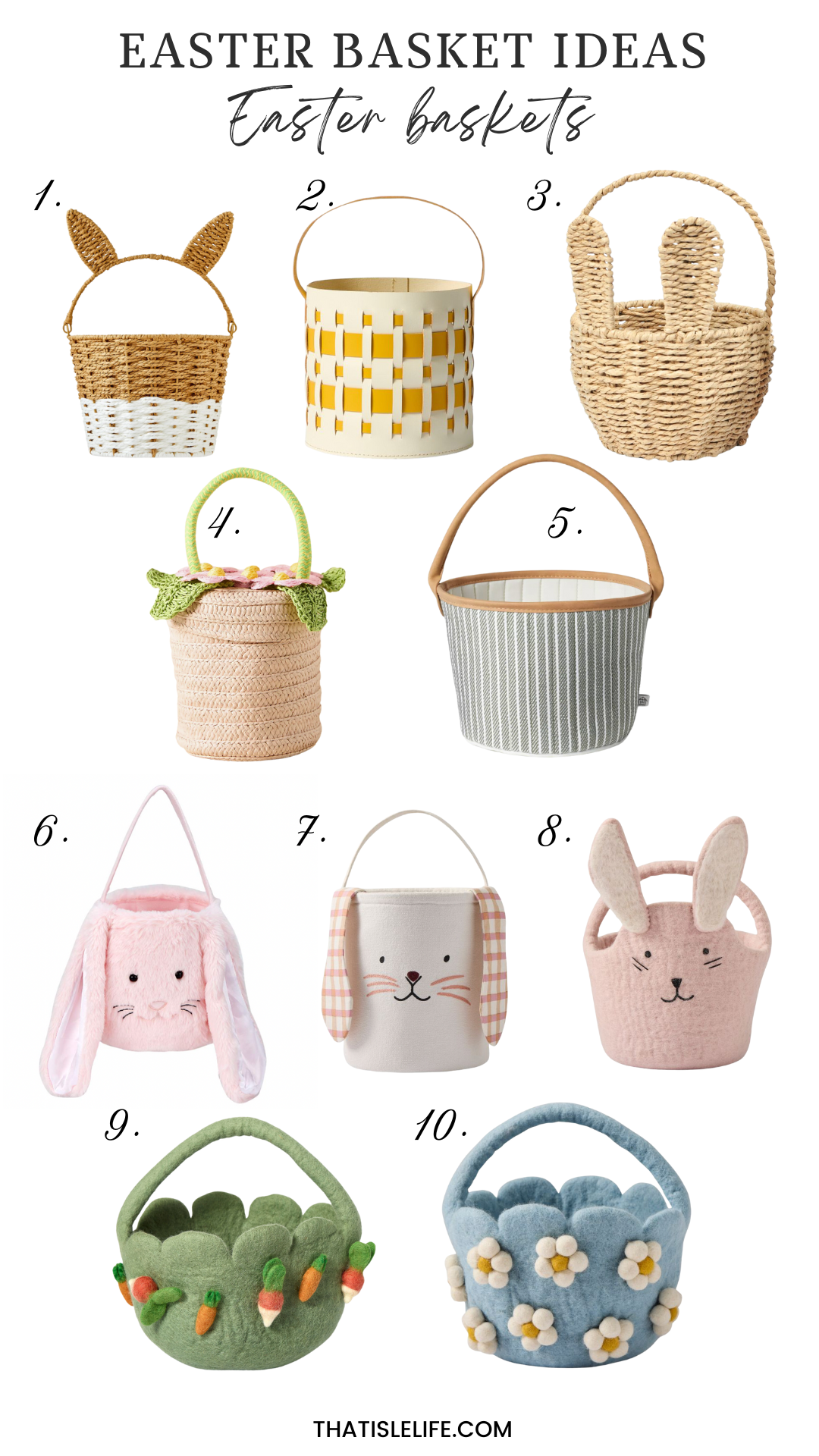 Easter Basket Ideas - Easter Baskets For Kids