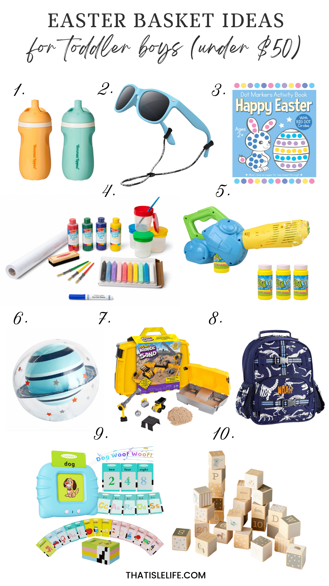 Easter Basket Ideas For Toddler Boys