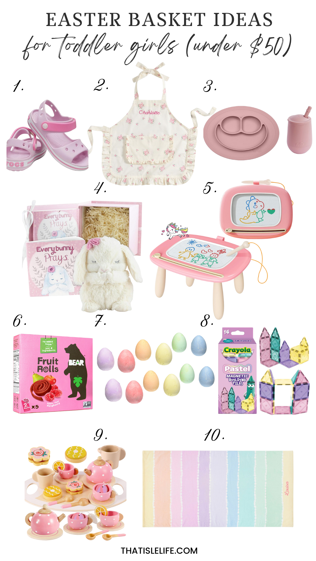 Easter Basket Ideas For Toddler Girls