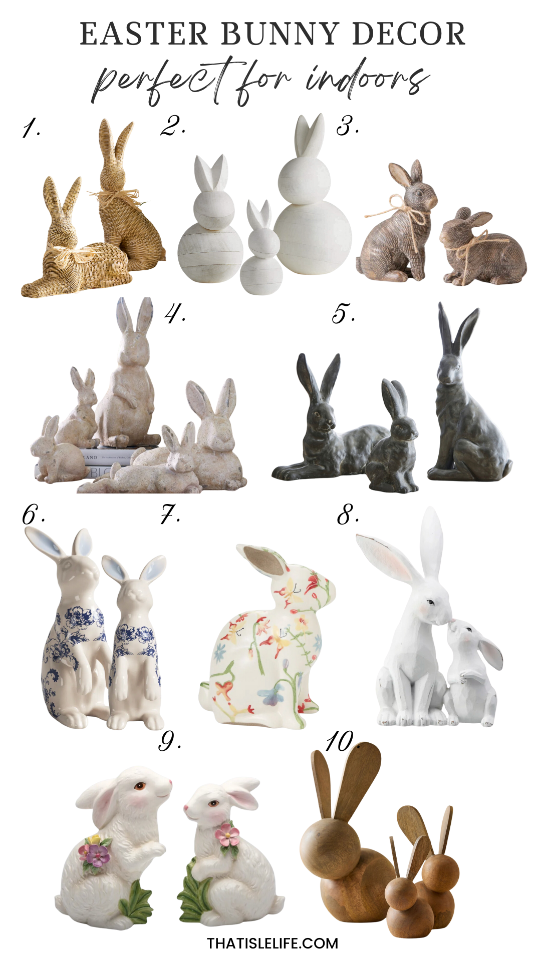 Easter Bunny Decor Perfect For Indoors