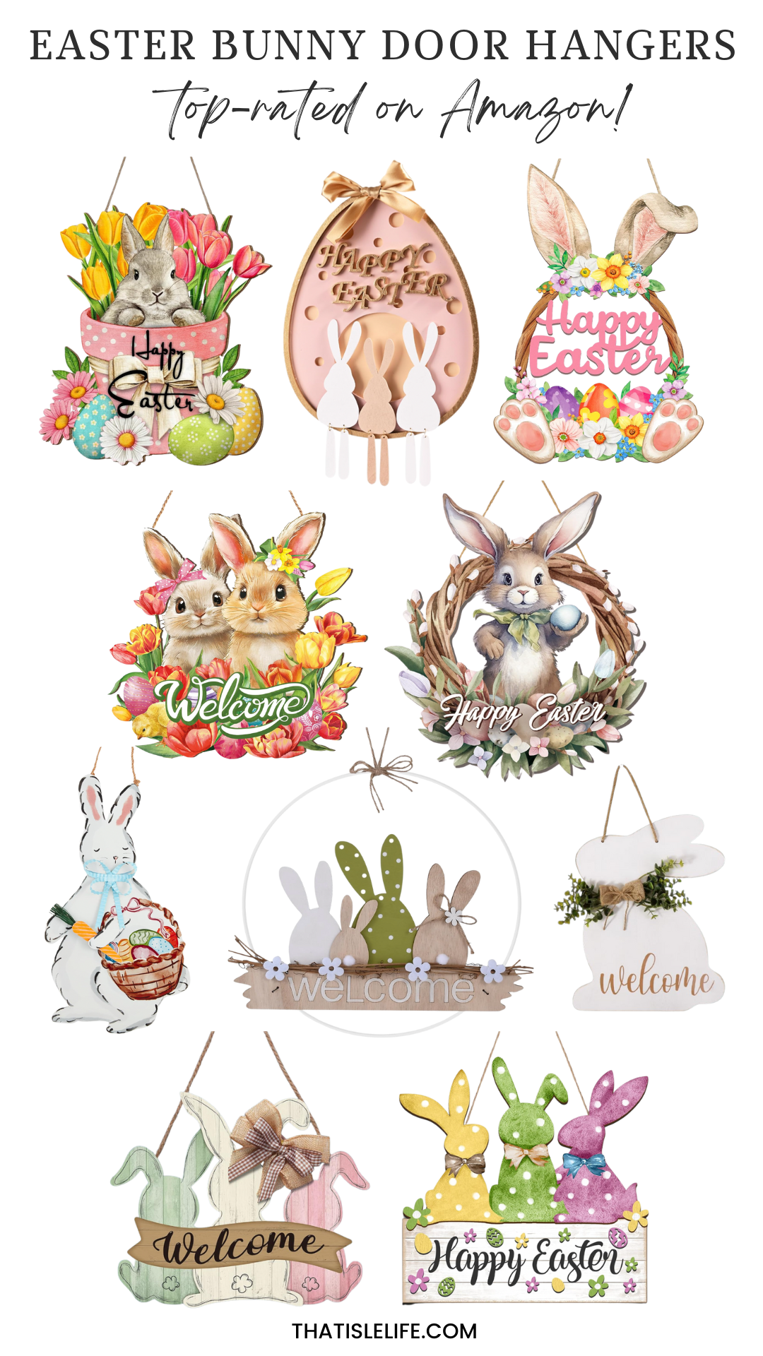 Easter Bunny Door Hangers