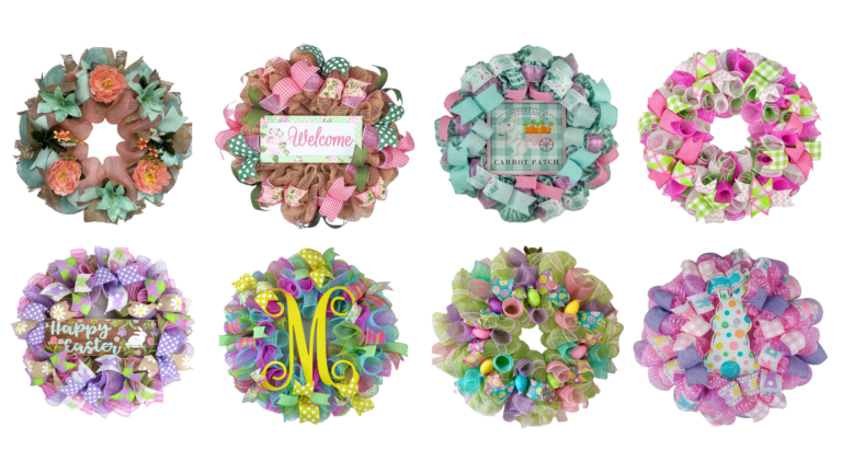 Spring Deco Mesh Wreath Ideas