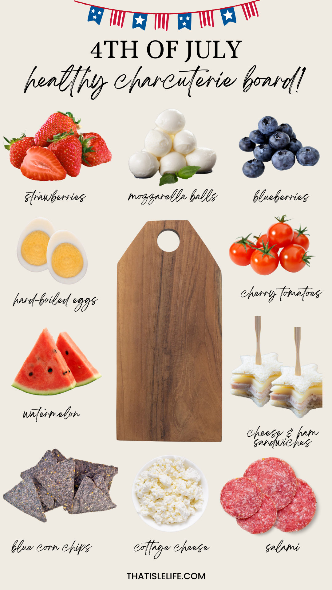 4th Of July Healthy Charcuterie Board