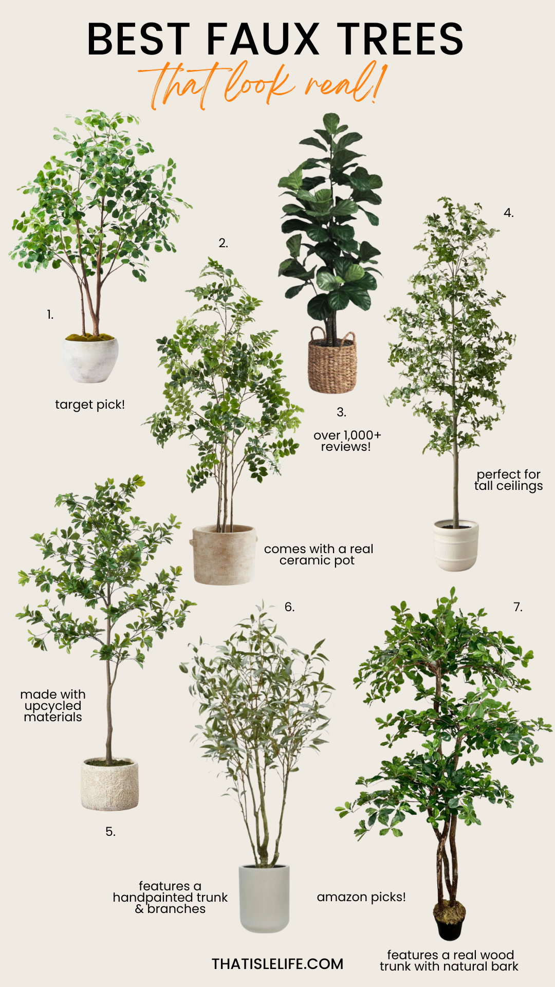 Best Faux Trees That Look Real