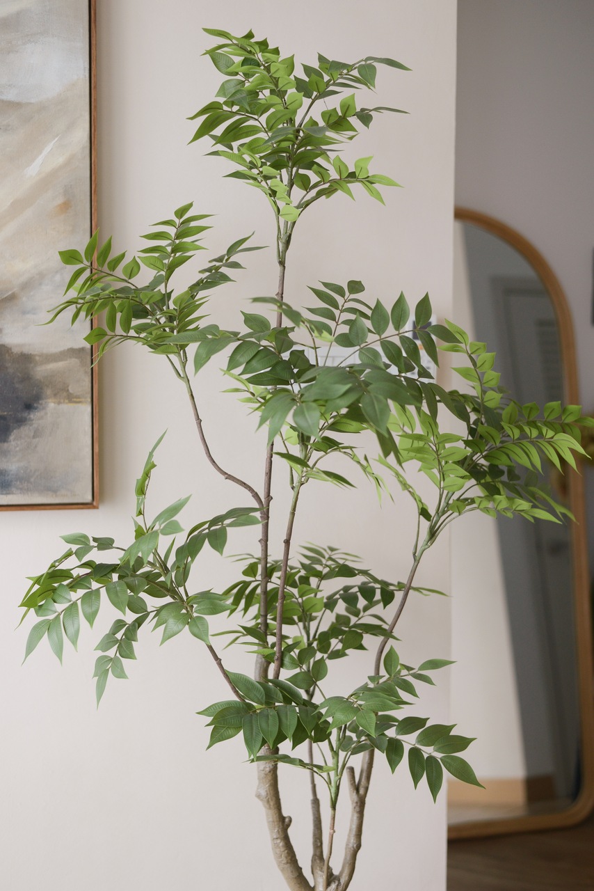 Indoor faux trees that look real