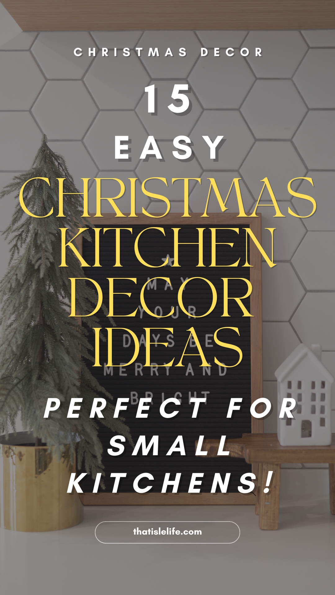 15 Easy Christmas Kitchen Decor Ideas For Small Kitchens
