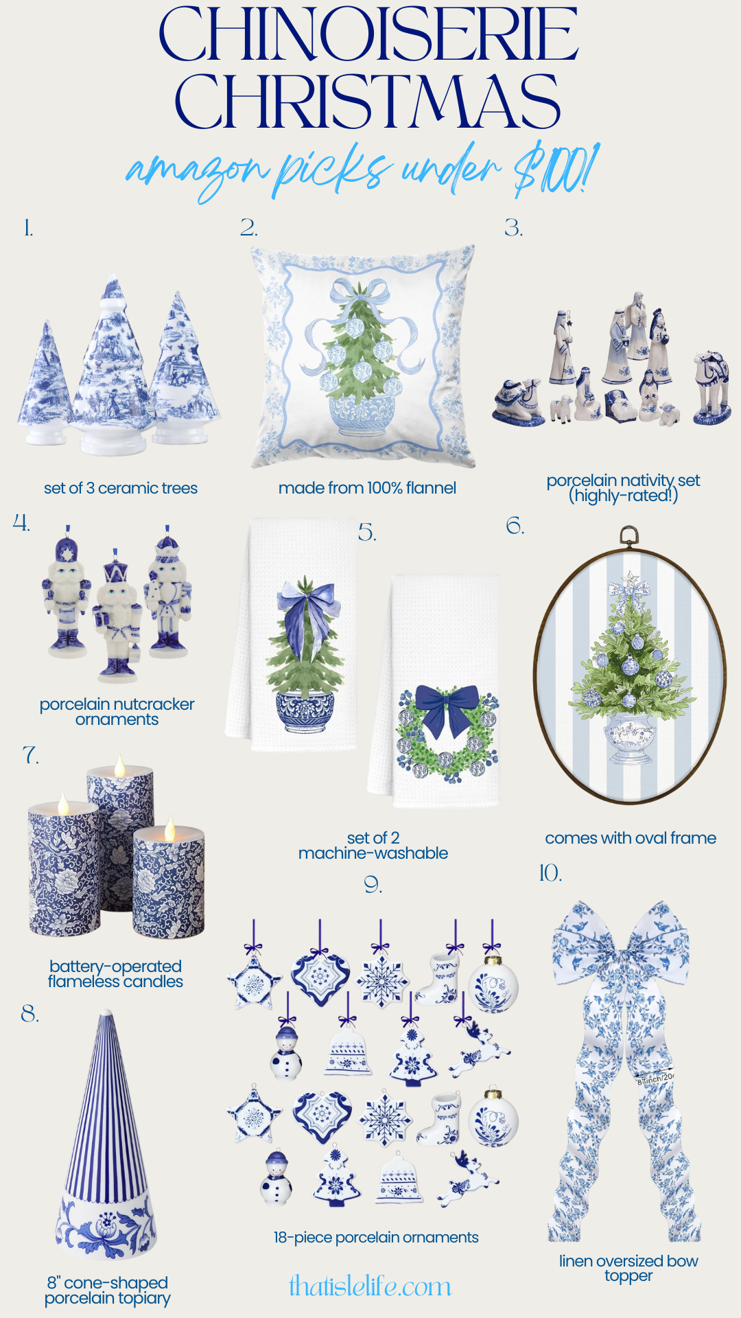 Chinoiserie Christmas - Amazon Picks