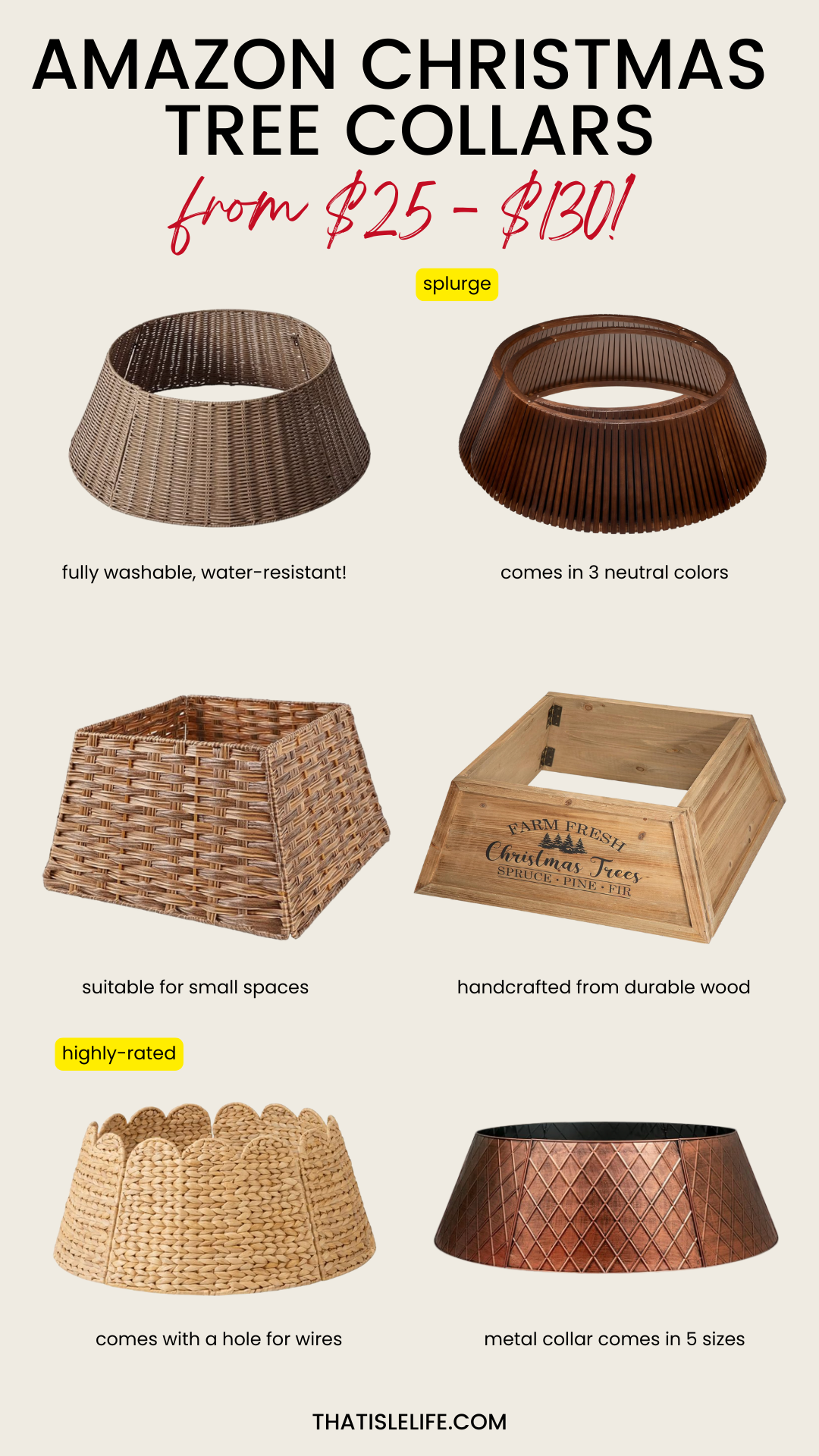 Christmas Tree Collars Amazon