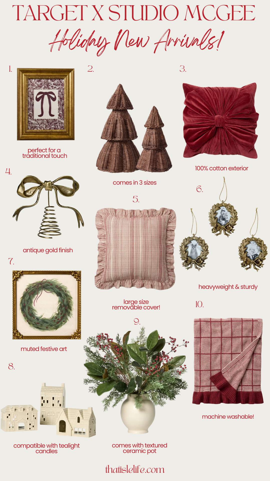 Target x Studio McGee Holiday New Arrivals - Ralph Lauren Christmas