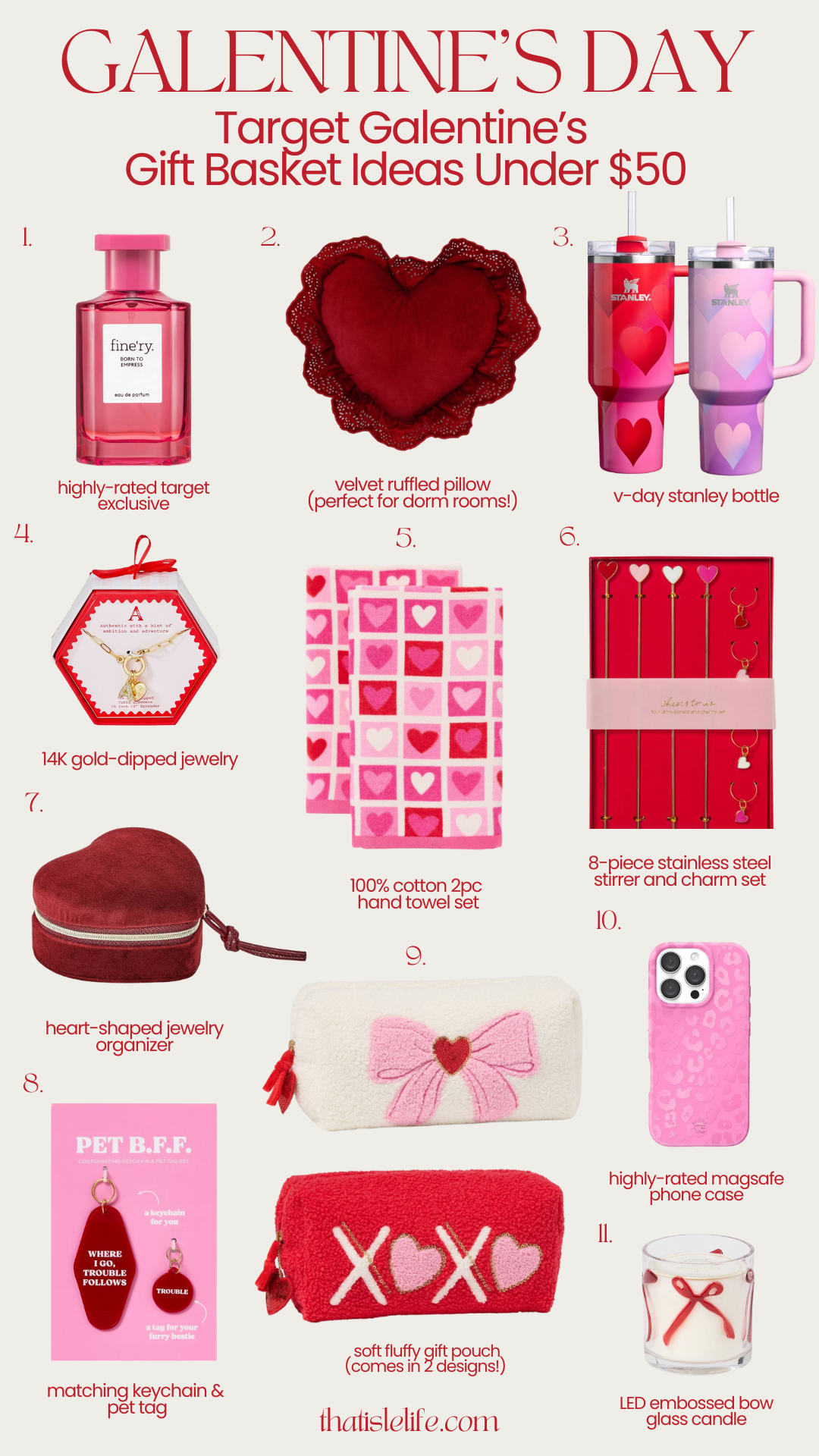 Target Galentine's Day Gift Basket Ideas Under $50